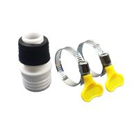 HWWW Adaptateur de vidange de lave-glace 20/25/30 mm à 30 mm, convertisseur d'extension de tuyau de sortie de raccord de réduction