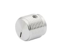 HWWW Bouton de potentiomètre de Volume en Aluminium Massif usiné 20x18mm(Silver)