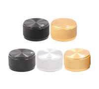 HWWW Bouton de potentiomètre de Volume en Aluminium Massif usiné, 30 x 17 mm(Type 1-Gold)