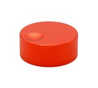 HWWW Bouton de Volume en Aluminium Massif usiné, 33 x 13 mm, Noir et Argent.(Red)