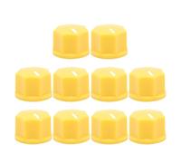 HWWW Bouton Rotatif de réglage en Plastique ABS 15 x 10 mm, Trou d'axe 1/4".(Yellow)