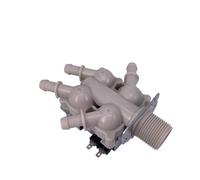 HWWW Électrovanne d'arrivée d'eau à quatre soupapes AJU75412402 for lave-linge à tambour DC12V