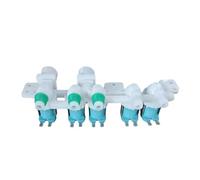 HWWW Électrovanne d'arrivée d'eau électrique for machine à laver à tambour DC97-15459G 120 V 60 Hz, pièce de laveuse à cinq têtes