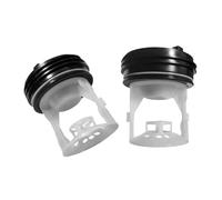 HWWW Filtre de pompe Drainage for Machine à laver, bague d'étanchéité en plastique blanc, bouchons d'eau, pièces lave-linge(Filter B)