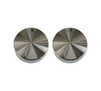 HWWW Interrupteurs rotatifs en alliage de Zinc, 2 pièces, bouton rond, brûleur de cuisinière à gaz, pièces de four, poignées 6mm for cuisinière à gaz de cuisine