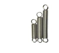 HWWW Lot de 1 à 3 crochets à double boucle fermés en acier inoxydable 304 avec ressort de traction, diamètre du fil : 1,5 mm(80mm(3pcs),15mm)