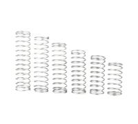 HWWW Lot de 10 à 20 ressorts de compression micro en acier inoxydable, diamètre de fil: 0,5mm, diamètre extérieur: 4mm à 12mm, longueur: 5mm à 50mm(30mm,9mm)