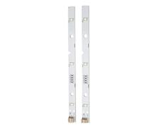 HWWW Lot de 2 panneaux d'éclairage for réfrigérateur, bandes lumineuses MDDZ-162A 1629348 1529227