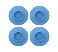 HWWW Lot de 4 patins de pied fixes for machine à laver, for réfrigérateur, avec ventouse(Blue)