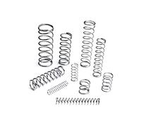 HWWW Lot de 5 micro-ressorts de compression en acier inoxydable de 2 mm de diamètre extérieur, de 10 à 35 mm, et de 15 à 100 mm de longueur.(40mm,25mm)