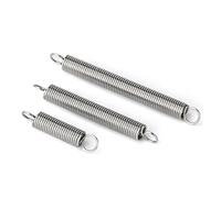 HWWW Lot de 5 ressorts de tension en acier inoxydable de 0,6 mm/0,7 mm avec crochet en O et rallonge de longueur libre de 15 à 120 mm.(80mm,5mm,0.7mm)