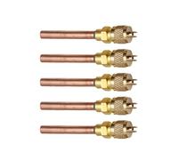 HWWW Lot de 5 tiges de soupape de service/d'accès HVAC, noyau de buse de contrôle de réfrigération au fluorure, outils et pièces de réparation de climatisation à domicile