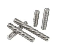 HWWW M3 M4 M5 M6 M8 M10 M12 304 boulon de tige filetée entièrement en acier inoxydable entièrement métrique sans tête tiges de goujon filetées longueur 16mm-500mm(110mm (4pcs),M12)