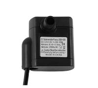HWWW Pompe submersible micro silencieuse for aquarium, fontaine, étang, jardin, USB 1020 DC 3,5 V-9 V 3 W