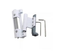 HWWW Pont cassé de porte de fenêtre, ouverture intérieure en aluminium, charnière de quincaillerie à l'envers