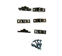 HWWW Présentoir de pièces de congélateur, roulettes rainurées en métal, hauteur 47x13mm, S-203 A708, 6 pièces/lot