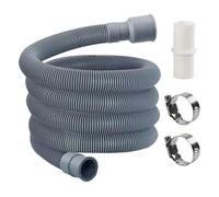 HWWW Raccords de tuyau de vidange de tuyau de vidange de machine à laver à tambour automatique, 4 mètres