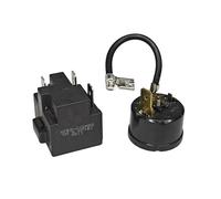 HWWW Relais de protection contre les surcharges thermiques for compresseur de réfrigérateur et congélateur, démarreur PTC QPE2-A15MD3, accessoires(Type 2)