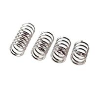 HWWW Ressort de compression en acier inoxydable 304, micro-ressort, diamètre du fil 0,6/0,7 mm, diamètre extérieur 4-12 mm, longueur 5-50 mm, lot de 10 ressorts de rappel(25mm,9mm,0.7mm(10pcs))