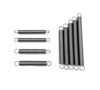 HWWW Ressort de tension en acier à ressort, ressort rétractable avec crochet, diamètre du fil 1,2 mm, diamètre extérieur 8/9/10/12 mm, longueur 30-150 mm(40mm,9mm)