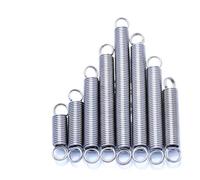 HWWW Ressort de traction en acier inoxydable 304 à double boucle, crochet fermé, ressort extensible, diamètre du fil 1,0 mm, diamètre extérieur 6/7/8/9/10/12 mm, longueur 20-324 mm.(40mm(4pcs),10mm)
