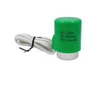 HWWW Tête de vanne d'actionneur Thermique électrique 230 V NO NC for collecteur de Thermostat, radiateur de Chauffage au Sol, normalement Ouvert/fermé(Green Normally open1)