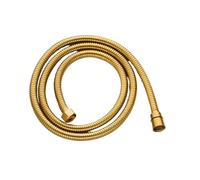 HWWW Tuyau de douche anti-torsion de rechange for salle de bain de 1,5 m, finition dorée, laiton antique