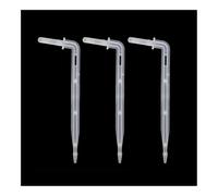 HWXMUGLXL 200 Pcs 4mm Curved Drop Arrow Dripper Garden Elbow Bend Drop Arrows Farm Agriculture Plants Drip Irrigation Drippers