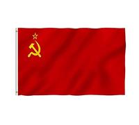 HWXZUUO Drapeau de l'Union soviétique bannière Communiste Nationale décoration de Drapeau Pays