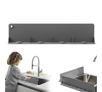 HWXZUUO Kitchen Sink Splash Guard Press Suction Cup Waterproof Slope Design Splash Guard Silicone Hanging Hole Washable Reusable Water Guards