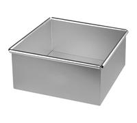 HWXZUUO Square Cake Pan, 5 Inch Non-Stick Aluminum Alloy Square Baking Pan with Removable Bottom, Reusable Multi-Use Small Cake Pans for Kitchens, Baking Rooms, Shop