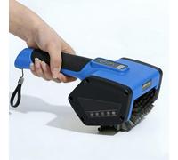 HWYYLXS Brosse éLectrique sans Fil pour Barbecue, Brosse De Nettoyage à 2 Vitesses avec LumièRe LED Et Indicateur De Batterie pour Une Utilisation IntéRieure Et ExtéRieure Blue