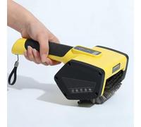 HWYYLXS Brosse éLectrique sans Fil pour Barbecue, Brosse De Nettoyage à 2 Vitesses avec LumièRe LED Et Indicateur De Batterie pour Une Utilisation IntéRieure Et ExtéRieure Yellow