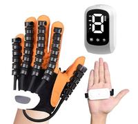 HWYYLXS Gants Robotique De RééDucation pour Avc, éQuipement De ThéRapie De La Main, 4 Modes, 9 Niveaux De Force, Gants RobotiséS pour La ThéRapie De La Main HéMipléGique Left-S