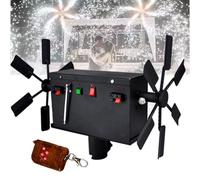 HWYYLXS Machine à éTincelles Froides, Machine à éTincelles Froides Rotative pour Feux d'artifice, Machine à Fleurs à PulvéRisation Froide Rotative à Double TêTe avec TéLéCommande, pour Mariage