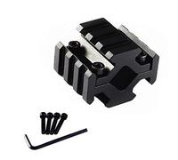 HWZ 20 mm Picatinny Bipod Accessory Barrel Mount with 4 Sided Guide Clip and 3 Slots