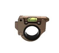 HWZ Tactical Rifle Scope Mount Sights for 25.4/30mm Riflescope Tubes Bubble Spirit Level Hunting Accessories (Sand)