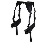 HWZ Tactical Universal Double Draw Shoulder Holster,Adjustable Elastic Band Women Men