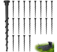 HX-pyahgtv Lot de 20 vis de terre pour robot tondeuse, station de charge, vis pour robot tondeuse, garage, clous de sol, compatibles avec Husqvarna Automower 105, 305, 308, longueur : 14 cm, outils de