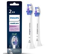 Brossette dentaire PHILIPS Sonicare lot de 2 - HX6052/87 white Sensitive S2