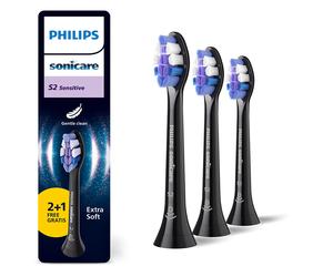 HX6053/88 Têtes de brosse S2 2+1 pack Noire