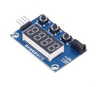 HX711 Module de pesée 3-5,5 V Affichage numérique pour cellules de charge HX711 avec affichage LED à 4 chiffres Balance de précision Carte capteur 9999 g Capacité Bleu Module de balance électronique