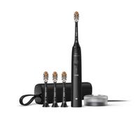 Philips Sonicare - Brosse à dents électrique DiamondClean 9900 Prestige avec technologie SenseIQ et application, 5 modes de brossage, étui de voyage avec chargeur, noir, modèle HX9992/43