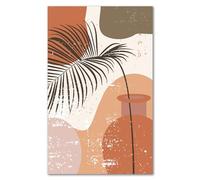 HXA DECO Tableau Art organique Terracotta - 50x80cm - made in France Orange