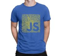 HXASKKF Js Wordcloud Programming Shirt for Javascript Deve T Shirt Family Hiphop Top Creative Mens T Shirt Letters Summ