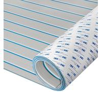 HXBYX Revêtement de sol de bateau en mousse EVA avec dos autocollant 3M pour bricolage, terrasse, bateau, feuille de teck, tapis de refroidissement antidérapant pour kayak, yacht, piscine, véhicule