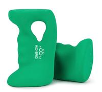HXD-ERGO Haltere Musculation, Halteres Neoprene Set pour Gymnastique Yoga Pilates Boxe, Poids Musculation unisexe avec options de poids multiples, Lot de 2, Vert