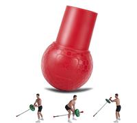 HXD-ERGO Landmine Attachment pour Barre de Musculation, T Bar Row Landmine Support, Exercice d'haltère Bomb Landmine - Presses, rangs, rotation, squats, bûcherons et plus encore (Rouge)