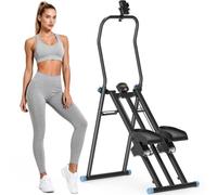 HXD-ERGO Monte-Escalier Pliable avec Résistance 6 Niveaux | Acier renforcé, guidon 3 hauteurs, écran LCD, pliable compact, maison appartement, débutants confirmés