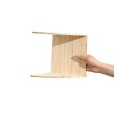 HXDKJSO Étagère Murale Flottante en Bois et PVC à 2 ou 4 Niveaux, étagère d'angle de Rangement, Cuisine, Chambre Coucher, Salon, décoration d'intérieur(Wall Shelf MS6771)